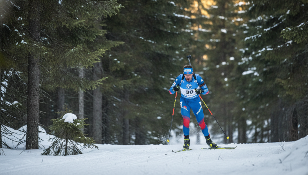 découvrez les règles et le déroulement de la course-poursuite en biathlon, une épreuve palpitante alliant ski de fond et tir à la carabine.