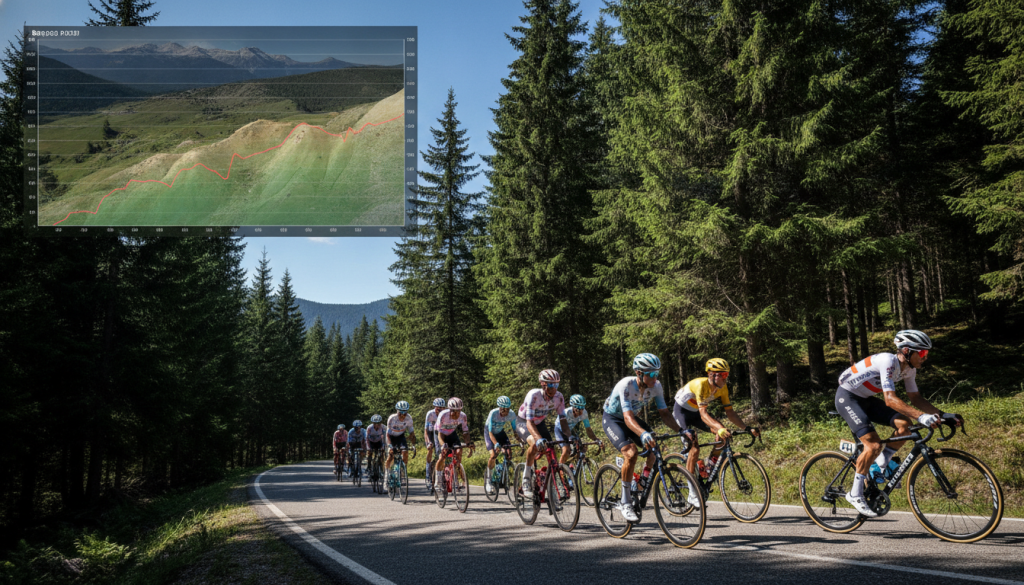 découvrez le profil détaillé de l'étape du jour, les favoris à suivre et un résumé complet de la course cycliste pour ne rien manquer de l'action.