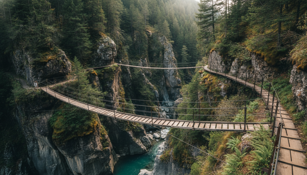 découvrez les gorges de la carança, une randonnée sensationnelle entre passerelles aériennes et corniches spectaculaires, pour une aventure inoubliable au cœur de la nature.