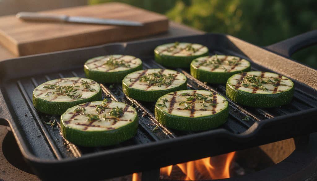 découvrez une recette simple, rapide et savoureuse de courgettes à la plancha, parfaite pour accompagner vos repas d'été avec fraîcheur et goût.