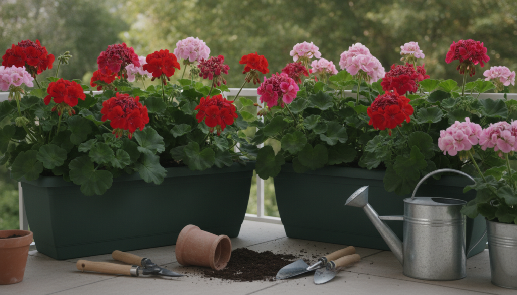 découvrez nos conseils pratiques pour la plantation, l'arrosage et l'entretien des géraniums en jardinières afin d'assurer leur beauté et leur floraison tout au long de la saison.